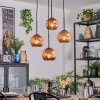 Ripoll Hanglamp, Kogellampje, Cluster hanglamp Koperkleurig, 4-lichts
