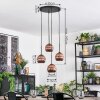 Ripoll Hanglamp, Kogellampje, Cluster hanglamp Koperkleurig, 4-lichts