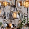 Gastor Hanglamp, Kogellampje, Hanglamp Amber, Duidelijk, Rookkleurig, 8-lichts