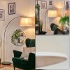 Bassagoda Staande lamp Nikkel mat, Zwart, 1-licht