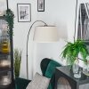 Bassagoda Staande lamp Nikkel mat, Zwart, 1-licht