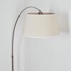 Bassagoda Staande lamp Nikkel mat, Zwart, 1-licht