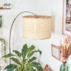 Sabadim Staande lamp Nikkel mat, Zwart, 1-licht