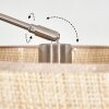 Sabadim Staande lamp Nikkel mat, Zwart, 1-licht