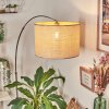 Sabadim Staande lamp Nikkel mat, Zwart, 1-licht