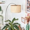 Sabadim Staande lamp Nikkel mat, Zwart, 1-licht