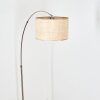 Sabadim Staande lamp Nikkel mat, Zwart, 1-licht