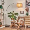 Sabadim Staande lamp Nikkel mat, Zwart, 1-licht
