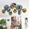 Ripoll Plafondlamp, Kogellampje Blauw, Goud, Groen, 12-lichts