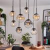 Gastor Hanglamp, Kogellampje, Hanglamp Amber, Duidelijk, Rookkleurig, 8-lichts