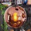 Ripoll Hanglamp, Kogellampje, Cluster hanglamp Koperkleurig, 4-lichts