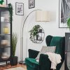 Bassagoda Staande lamp Nikkel mat, Zwart, 1-licht