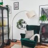 Bassagoda Staande lamp Nikkel mat, Zwart, 1-licht