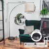 Bassagoda Staande lamp Nikkel mat, Zwart, 1-licht