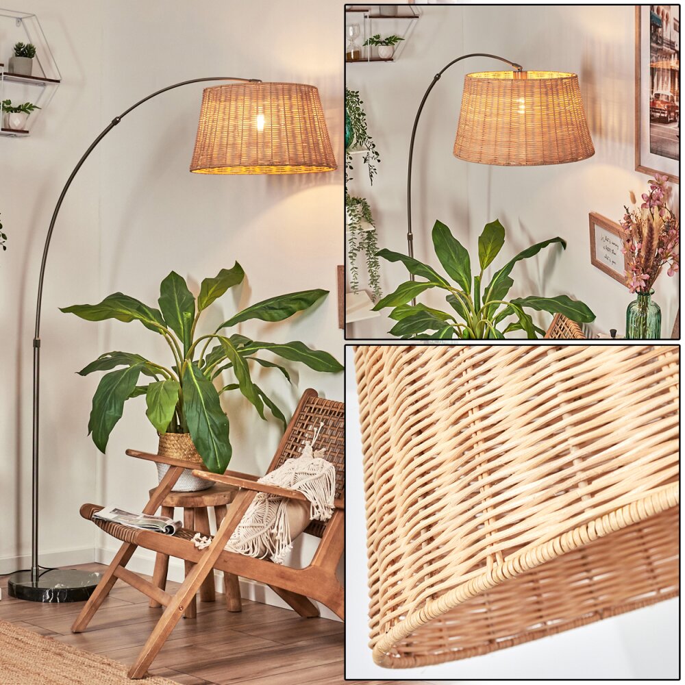 Cavaca Staande lamp Nikkel mat, Zwart, 1-licht main product photo