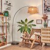 Cavaca Staande lamp Nikkel mat, Zwart, 1-licht