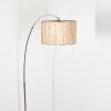 Bongal Staande lamp Chroom, Zwart, 1-licht