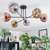 Koyoto Plafondlamp, Kogellampje 72 cm Goud, Duidelijk, Koperkleurig, Rookkleurig, 6-lichts