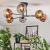 Koyoto Plafondlamp, Kogellampje 72 cm Goud, Duidelijk, Koperkleurig, Rookkleurig, 6-lichts