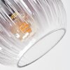 Koyoto Plafondlamp, Kogellampje 78 cm Duidelijk, Rookkleurig, 6-lichts