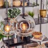 Ripoll Hanglamp, Kogellampje, Hanglamp Amber, Duidelijk, Rookkleurig, 6-lichts