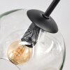 Ripoll Plafondlamp, Kogellampje Amber, Duidelijk, Rookkleurig, 10-lichts