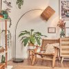 Granja Staande lamp Chroom, Zwart, 1-licht