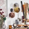 Ripoll Kogellampje, Wandlamp Goud, Zwart, 3-lichts