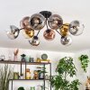 Koyoto Plafondlamp, Kogellampje 81 cm Goud, Duidelijk, Koperkleurig, Rookkleurig, 10-lichts