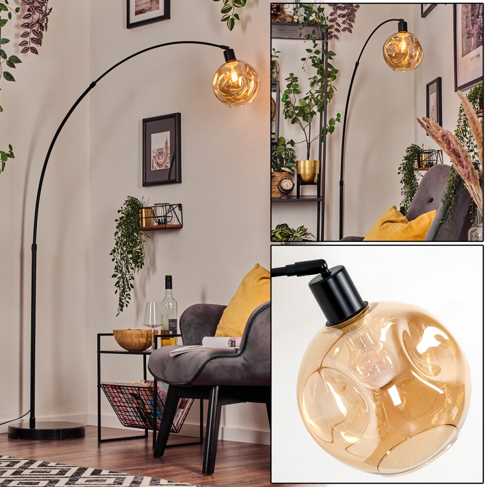 Ripoll Staande lamp Zwart, 1-licht main product photo