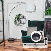Bassagoda Staande lamp Nikkel mat, Zwart, 1-licht