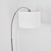 Bassagoda Staande lamp Nikkel mat, Zwart, 1-licht