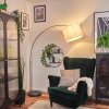 Bassagoda Staande lamp Nikkel mat, Zwart, 1-licht