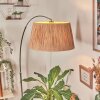 Granja Staande lamp, Booglampen Chroom, Zwart, 1-licht