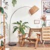 Granja Staande lamp Chroom, Zwart, 1-licht