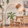 Granja Staande lamp Chroom, Zwart, 1-licht