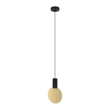 Eglo verlichting SARONA Hanglamp Zwart, 1-licht Eglo verlichting SARONA Hanglamp Zwart, 1-licht