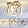 Felin Plafondlamp LED Nikkel mat, 1-licht