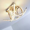 Felin Plafondlamp LED Nikkel mat, 1-licht