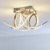 Felin Plafondlamp LED Nikkel mat, 1-licht
