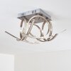 Felin Plafondlamp LED Nikkel mat, 1-licht