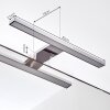 Morges Spiegellamp LED Chroom, Wit, 1-licht