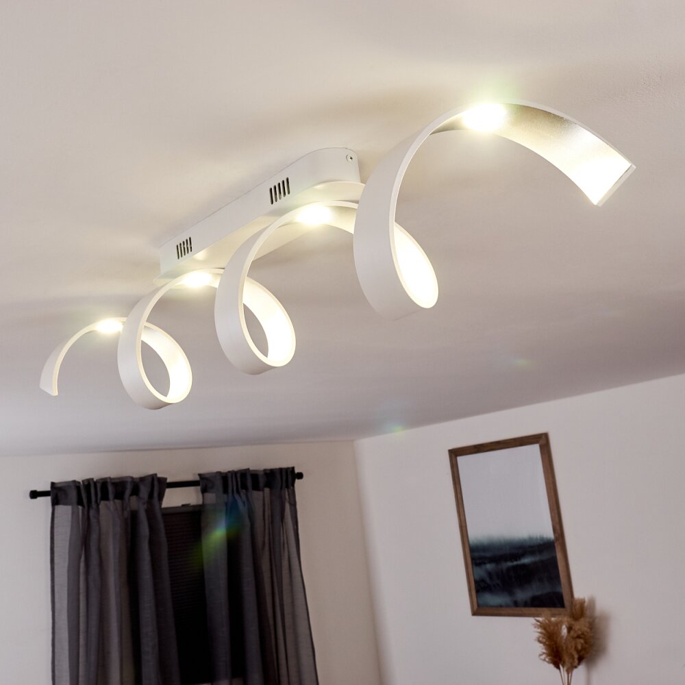 Rezat Plafondlamp LED Wit, 1-licht main product photo