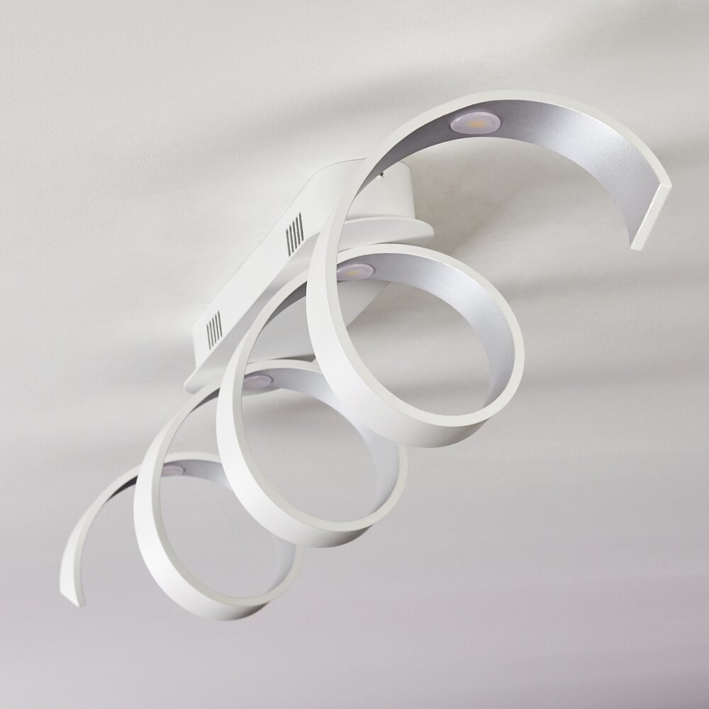 Rezat Plafondlamp LED Wit, 1-licht