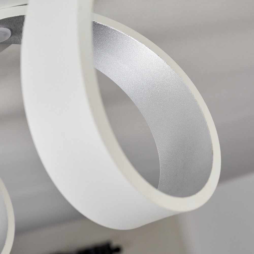 Rezat Plafondlamp LED Wit, 1-licht