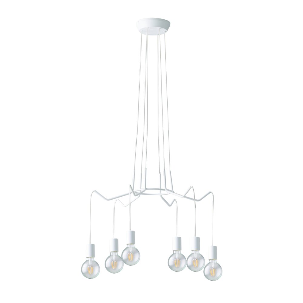 Cuyama Hanger Wit, 6-lichts main product photo