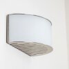 Pesaro Muurlamp Nikkel mat, 1-licht