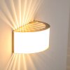 Pesaro Muurlamp Nikkel mat, 1-licht