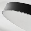 Mentque Plafondlamp LED Zwart, 1-licht