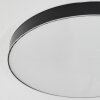 Mentque Plafondlamp LED Zwart, 1-licht